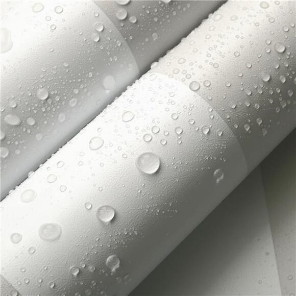 Guvana Grey White Peel and Stick Wallpaper Striped Removable Wall Covering - Picture 5 of 7